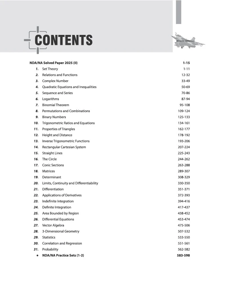 NDA/NA Mathematics 2026 | Complete Syllabus + 3000+ Objective Questions | Chapterwise Concepts | Shortcut Tricks & Speed Techniques | Exam Focused - Image 2