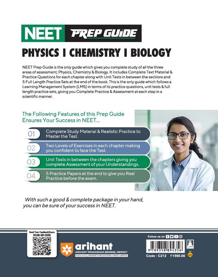 NEET PREP GUIDE 2025 |Physics, Chemistry & Biology | English Medium - Image 2