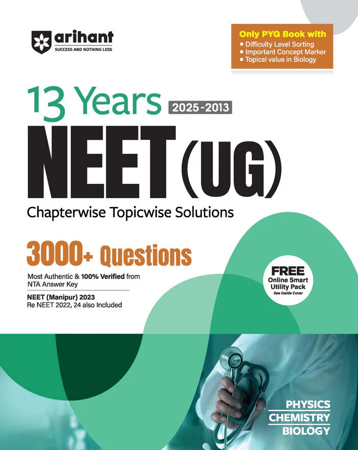 NEET (UG) 13 Year (2025-2013) Chapterwise-Topicwise Solutions | English Medium