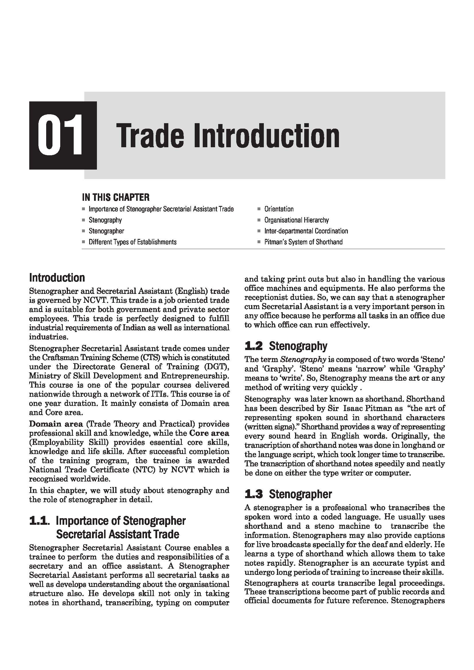 NSQF (Level 3.5) Stenographer Secretarial Assistant Theory | 1st Year ITI Students | Bharat Skills CBT & NIMI Pattern Based | Completely Revised Edition | Step-by-Step Theory with Diagrams - Image 4