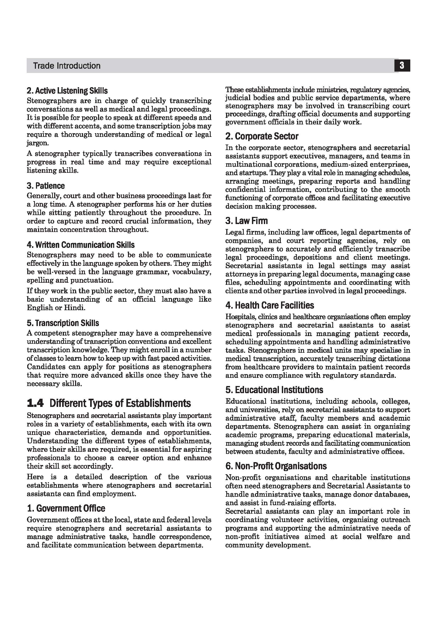 NSQF (Level 3.5) Stenographer Secretarial Assistant Theory | 1st Year ITI Students | Bharat Skills CBT & NIMI Pattern Based | Completely Revised Edition | Step-by-Step Theory with Diagrams - Image 6