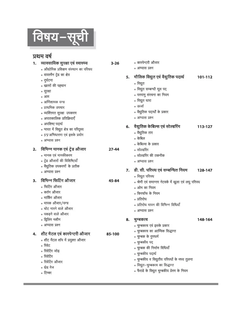 NSQF (Level 3) Wireman Theory | 1st & 2nd Year ITI Students | Bharat Skills CBT & NIMI Pattern Based | Completely Revised Edition | Step-by-Step Theory with Diagrams | Hindi Medium - Image 2