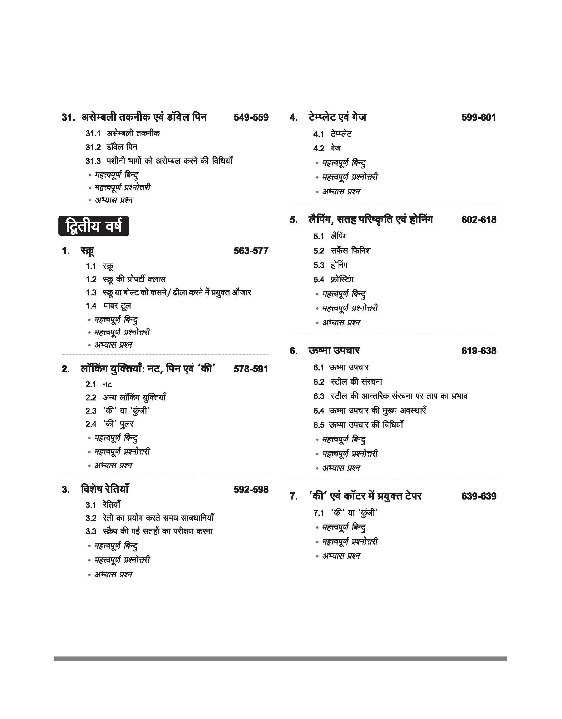 NSQF (Level 4) Fitter Theory | 1st & 2nd Year ITI Students | Bharat Skills CBT & NIMI Pattern Based | Completely Revised Latest Syllabus Edition | Step-by-Step Theory with Diagrams | Hindi Medium - Image 8