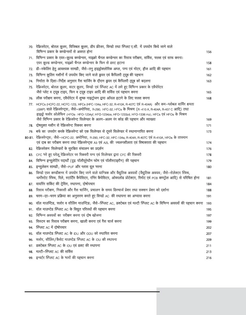 NSQF (Level 4) Refrigeration evam Air Conditioning Practical | 1st & 2nd Year ITI Students | Bharat Skills CBT & NIMI Pattern Based | Completely Revised Latest Syllabus Edition | Hindi Medium - Image 4