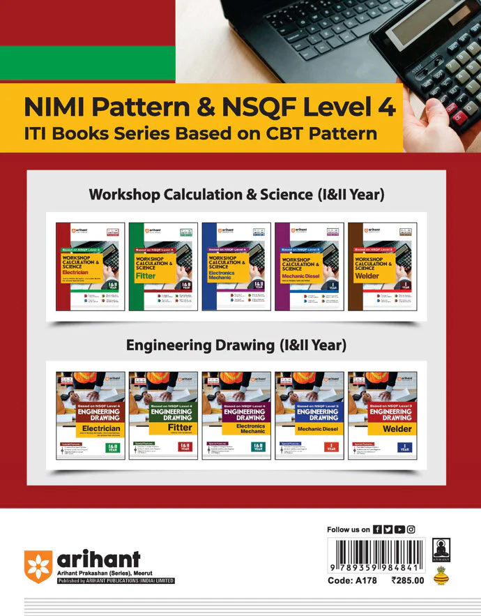 NSQF (Level 4) Workshop Calculation & Science Electrician (I & II Year) | English Medium - Image 2
