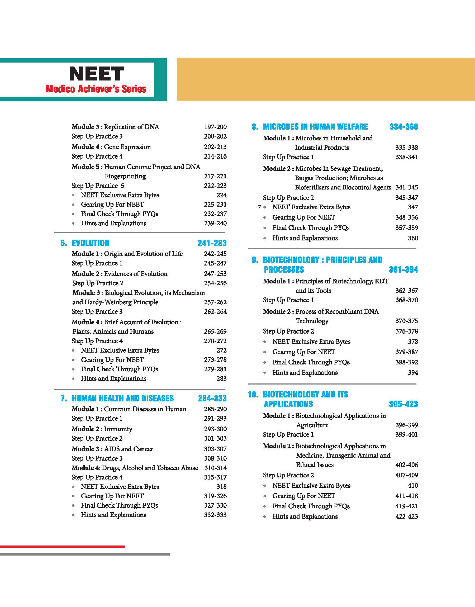 Objective Biology Volume 2 for NEET 2027 | Medico Achiever’s Series | 2000+ MCQs with PYQs Synced Modular Theory | Fully Revised NEET Preparation Book by Sanjay Sharma & Sudhakar Banerjee - Image 6