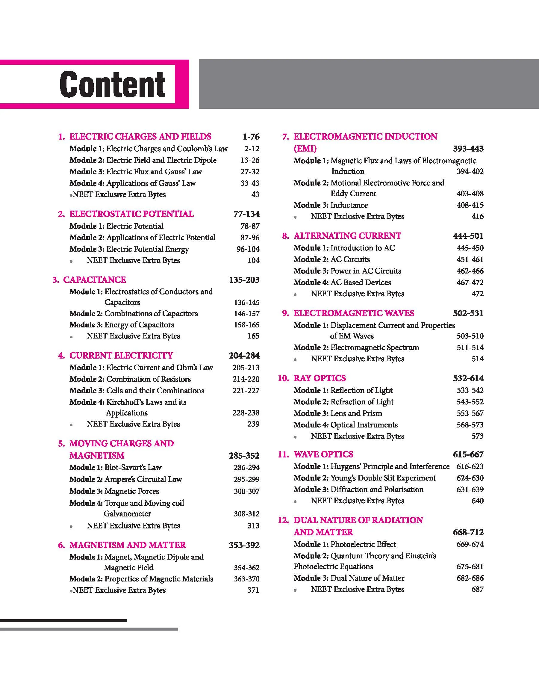 Objective Physics Volume 2 for NEET 2027 | Medico Achiever’s Series | 3000+ MCQs with PYQs Synced Modular Theory | Fully Revised NEET Preparation Book by DC Pandey - Image 5