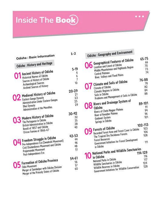 Odisha Objective General Knowledge | 5000+ MCQs with Previous Years’ Questions | For OPSC (OAS, ASO), OSSC, OSSSC, Railways & Other Competitive Exams - Image 3