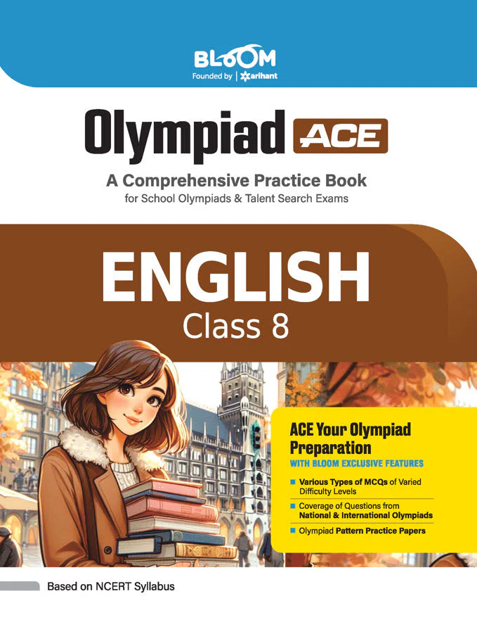 Olympiad ACE English Class 8 | A Comprehensive Practice Book | ACE Your Olympiad Preparation