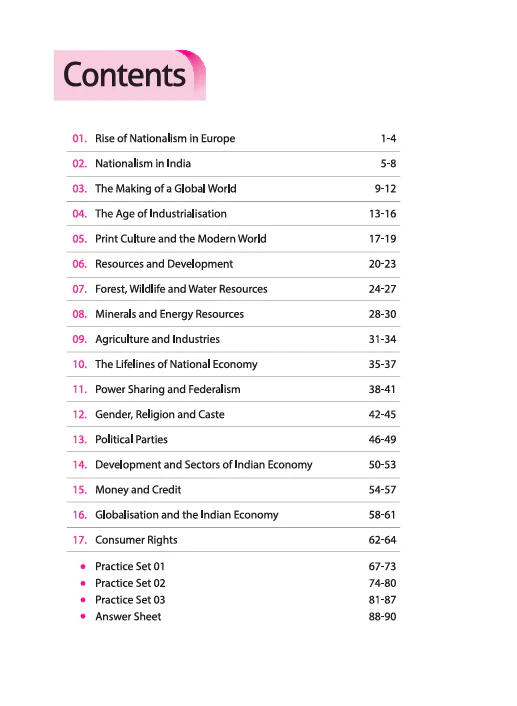 Olympiad ACE Social Studies Class 10 | A Comprehensive Practice Book | ACE Your Olympiad Preparation - Image 3