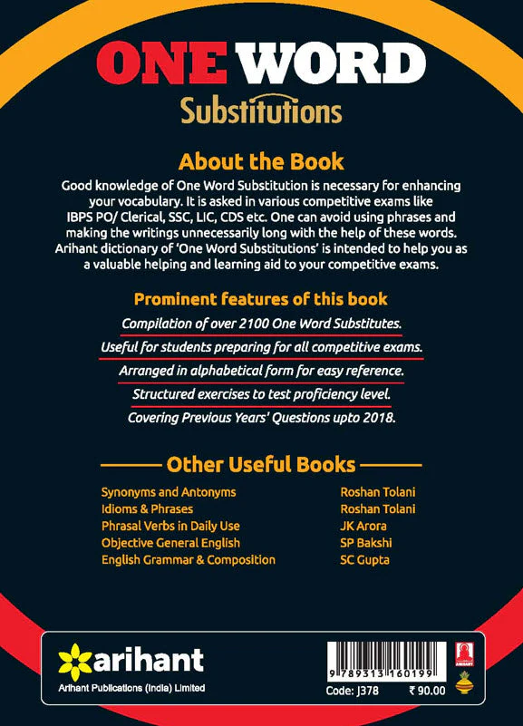 One Word Substitution | Updated Edition - Image 3