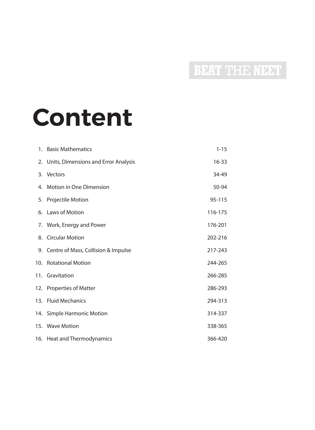 Beat the NEET 2025 - Physics Volume - 01 | DC Pandey - Image 3