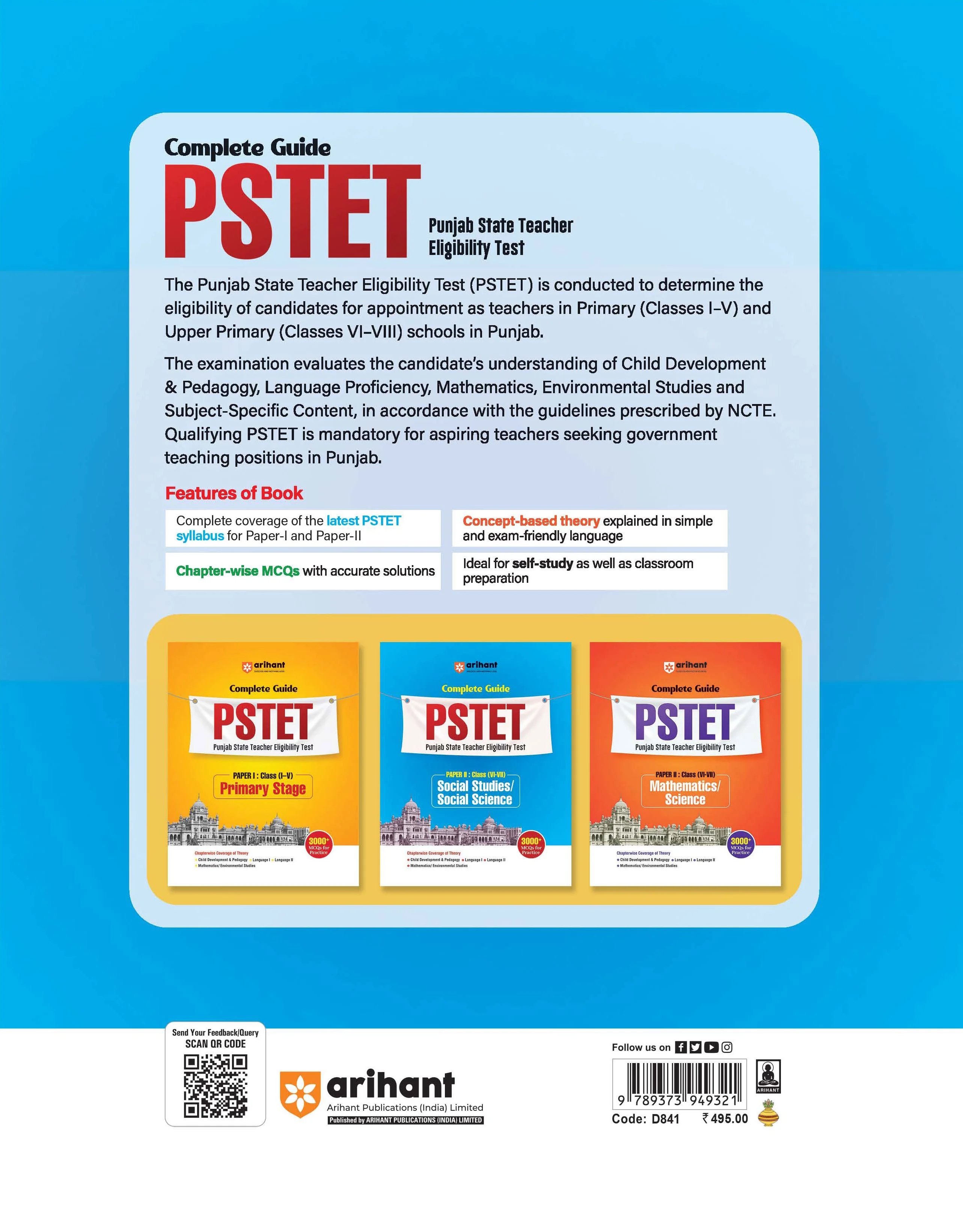 PSTET 2026 (Punjab State Teacher Eligibility Test) | Complete Study Guide Paper II Social Studies/ Social Science Class 6–8 | 3000+ MCQs, Chapterwise Theory with Latest Solved Papers - Image 2