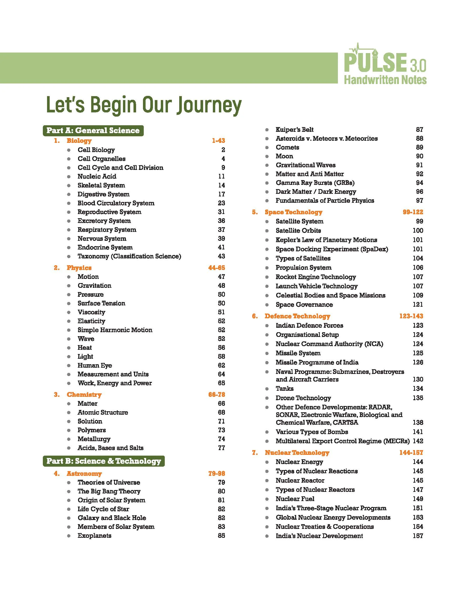 PULSE 3.0 Handwritten Notes: Science and Technology | Fully Revised Edition with SMART Framework | for UPSC Prelims, State PCS and Other Competitive Exam - Image 3