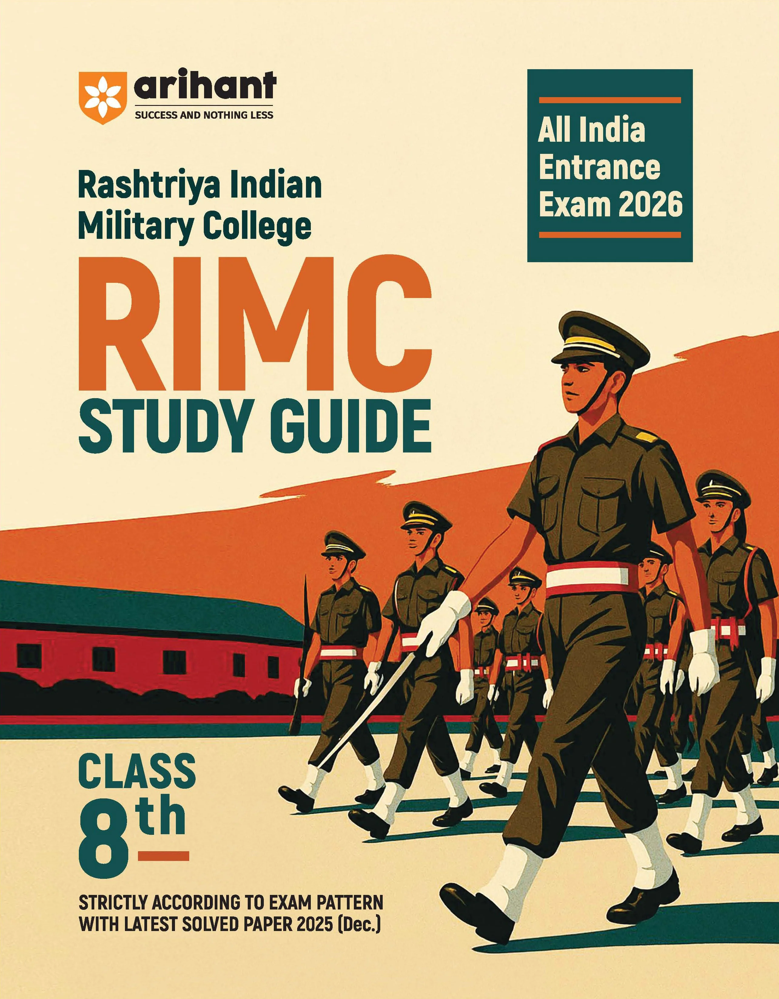 RIMC (Rashtriya Indian Military College) Entrance Exam 2026 | Study Guide Class 8th | As per Latest Exam Pattern with Solved Paper 2025 (Dec.)