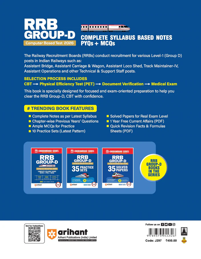 RRB Group-D (Level 1) Computer Based Test 2026 | Complete Study Package | Based on Latest Exam Pattern | English Medium - Image 9