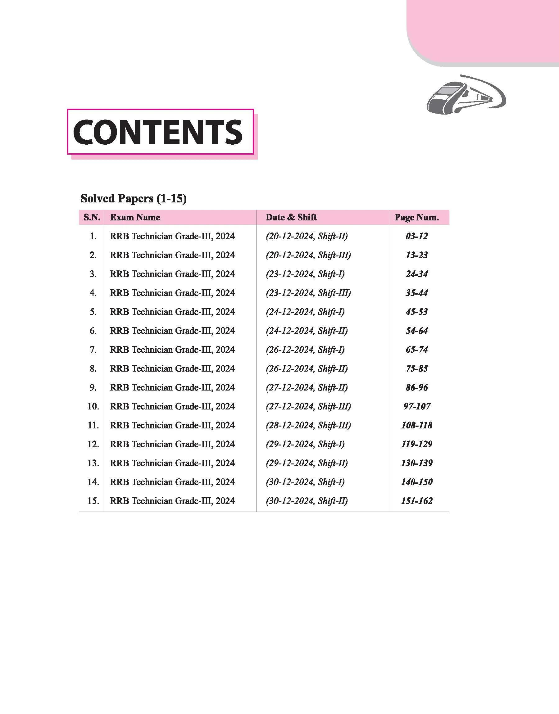 RRB Technician (Grade- III) Exam 2025 | 15 Solved Papers & 15 Practice Sets with 100 Maths Formulas - Image 3