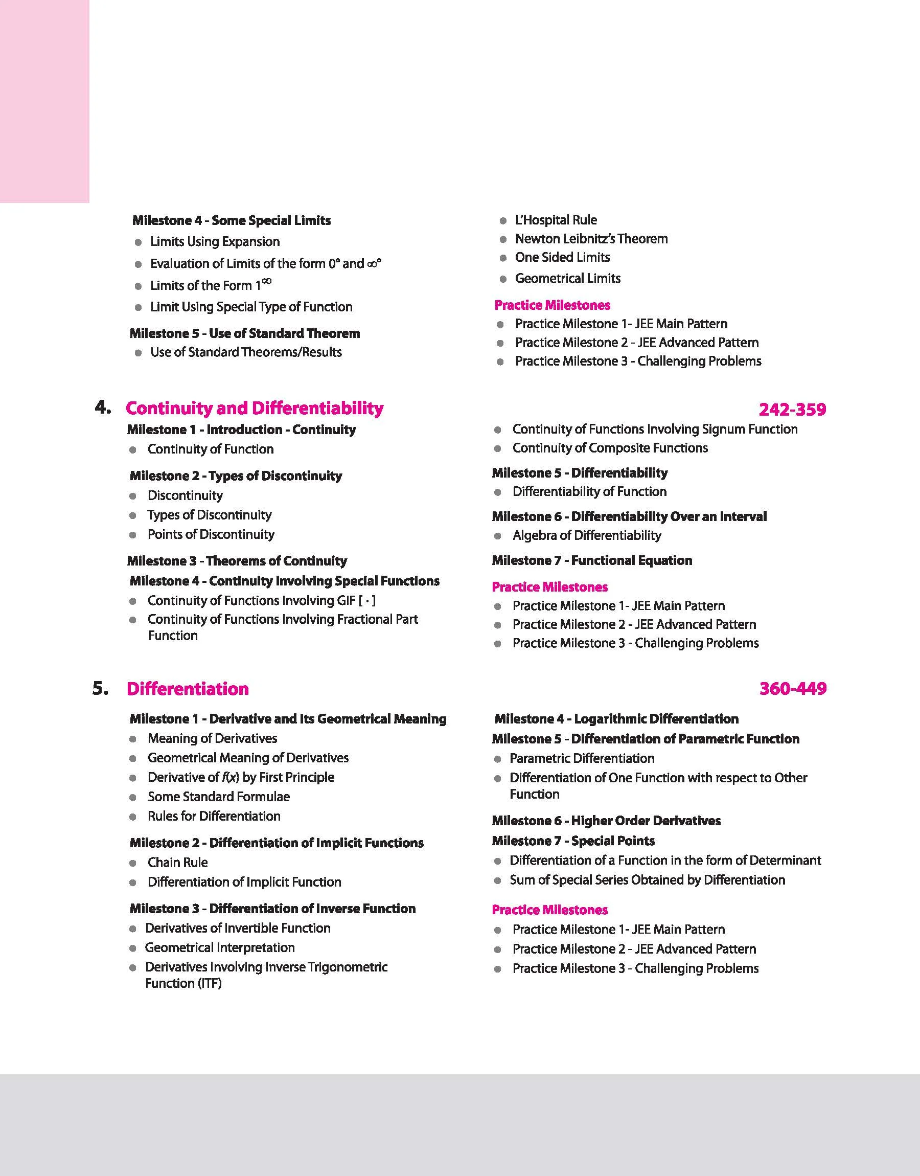 Skills in Mathematics Differential Calculus for JEE Main & Advanced 2027 | Theory, Practice Milestones & PYQ Scanners | Ideal for IIT JEE Aspirants by Amit M Agarwal - Image 6