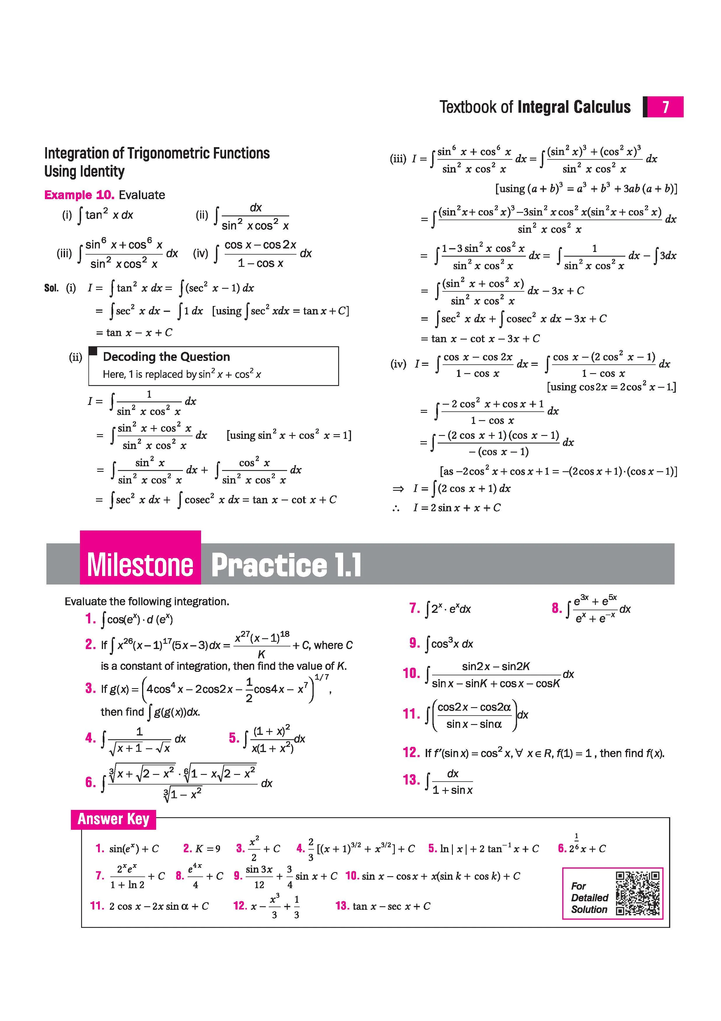 Skills in Mathematics Integral Calculus for JEE Main & Advanced 2027 | Theory, Practice Milestones & PYQ Scanners | Ideal for IIT JEE Aspirants by Amit M Agarwal - Image 10