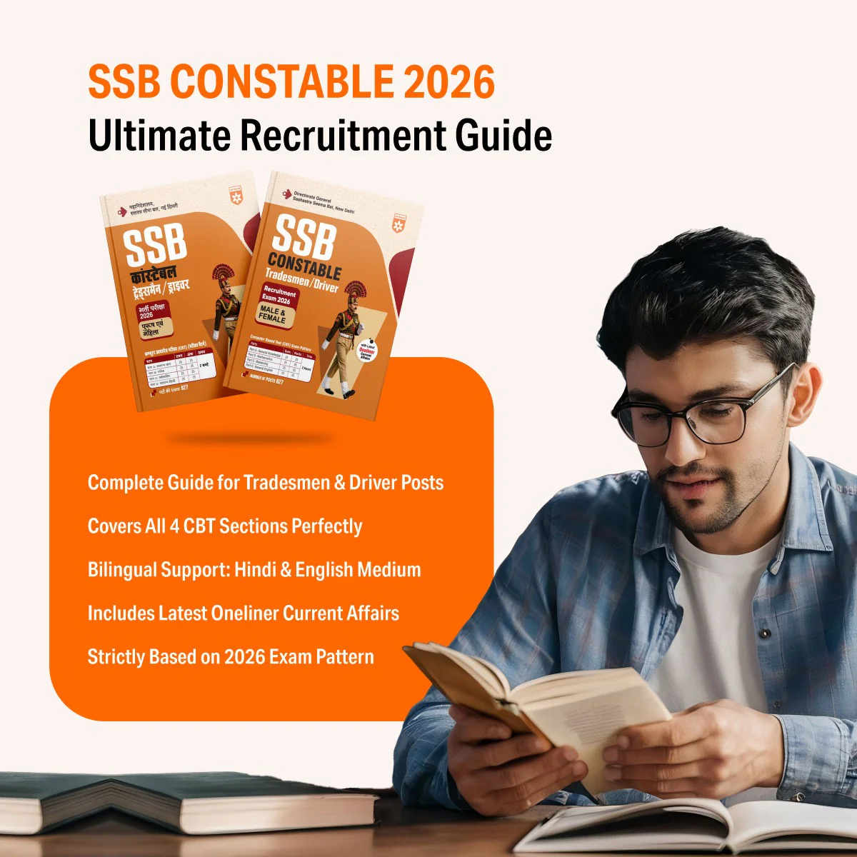 SSB Constable (Tradesman/ Driver) Exam 2026 | Male & Female | Based on Latest Online Exam Pattern: General Knowledge, Mathematics, Reasoning, English | Latest One Liner Current Affairs | Hindi Medium - Image 4