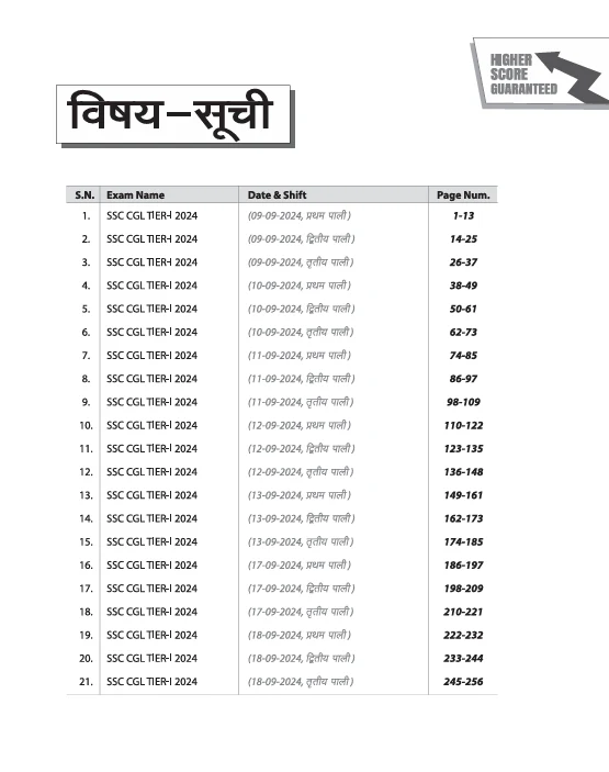SSC CGL (TIER l) Exam 2025| 36 Solved Papers, 3600 TCS MCQ | 3rd Edition | Hindi Medium - Image 3