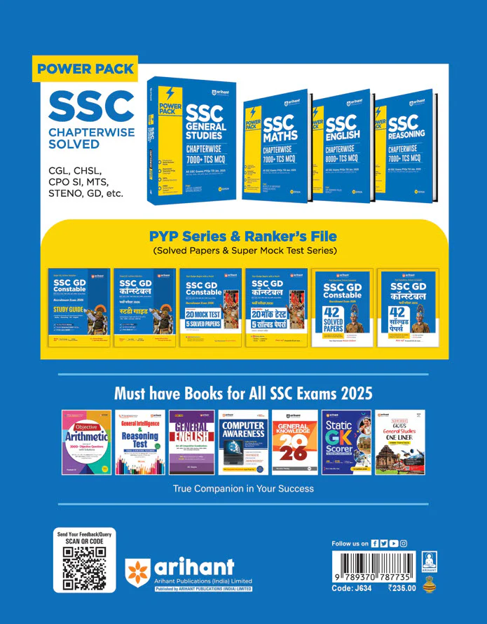 SSC GD Constable Exam 2026 | 20 Mock Tests + 5 Solved Papers with 100% Explanations | BSF, CISF, CRPF, ITBP, SSB, SSF & Assam Rifles | Free Online Mock Test & Solved Papers - Image 2