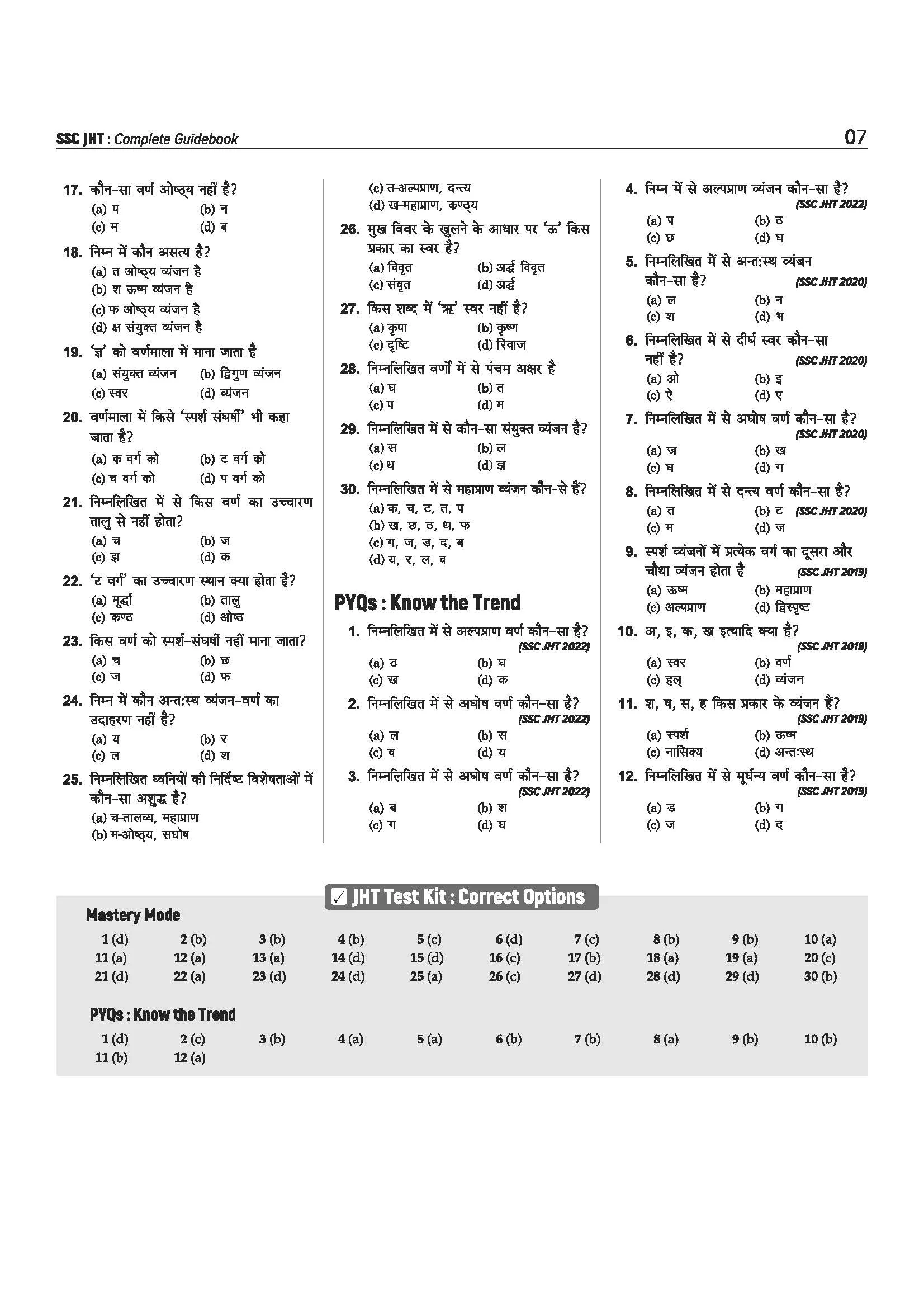 SSC Combined Hindi Translators (JHT) Exam 2026 | Junior Translator, Junior/Senior Hindi Translator | Complete Syllabus Paper 1 (Objective, Hindi, English) & Paper 2 (Descriptive, Translation, Essay) | with Solved Papers 2023β2025 - Image 10