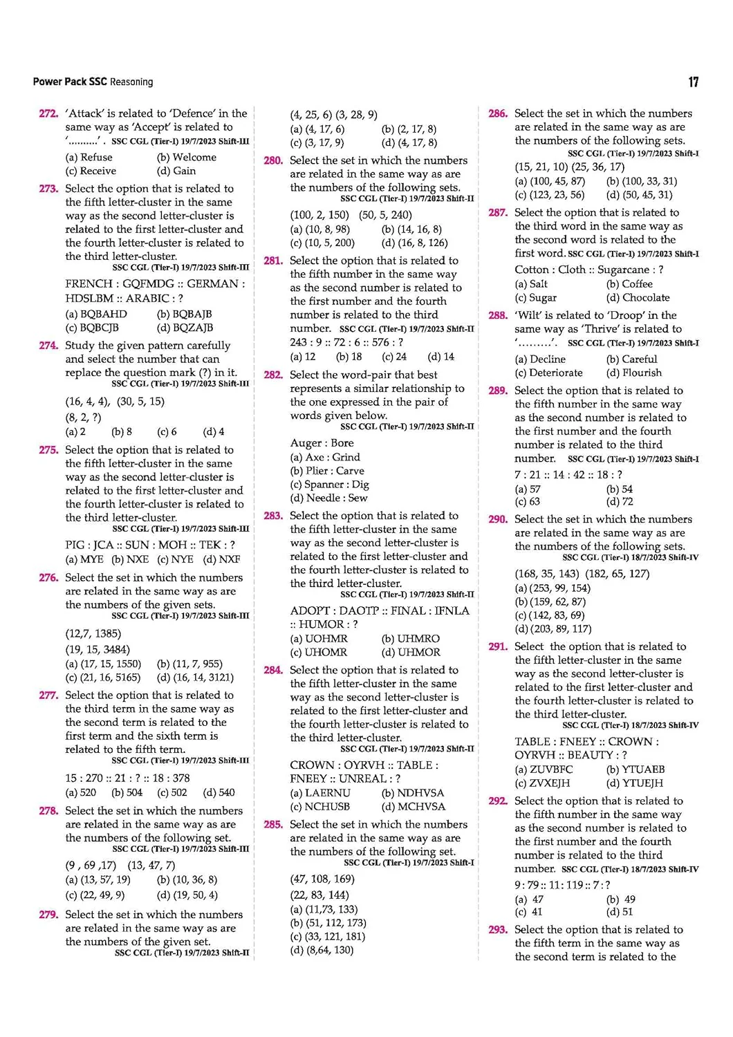 SSC Reasoning Chapterwise 7600+ MCQs | For CGL, CHSL, CPO, MTS, GD & Steno Exams | Eduquity & TCS Questions Till 2026 | Quick Revision Points + 100% Detailed Solutions - Image 9