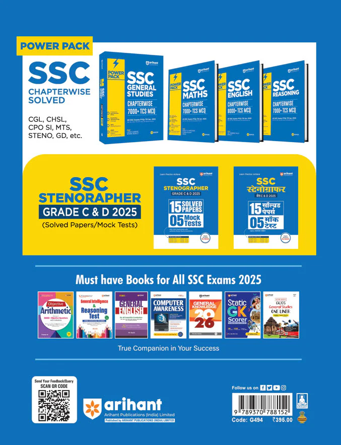 SSC Stenographer Grade C & D Exam 2025 | 15 Solved Paper & 5 Mock Test | English Medium - Image 2