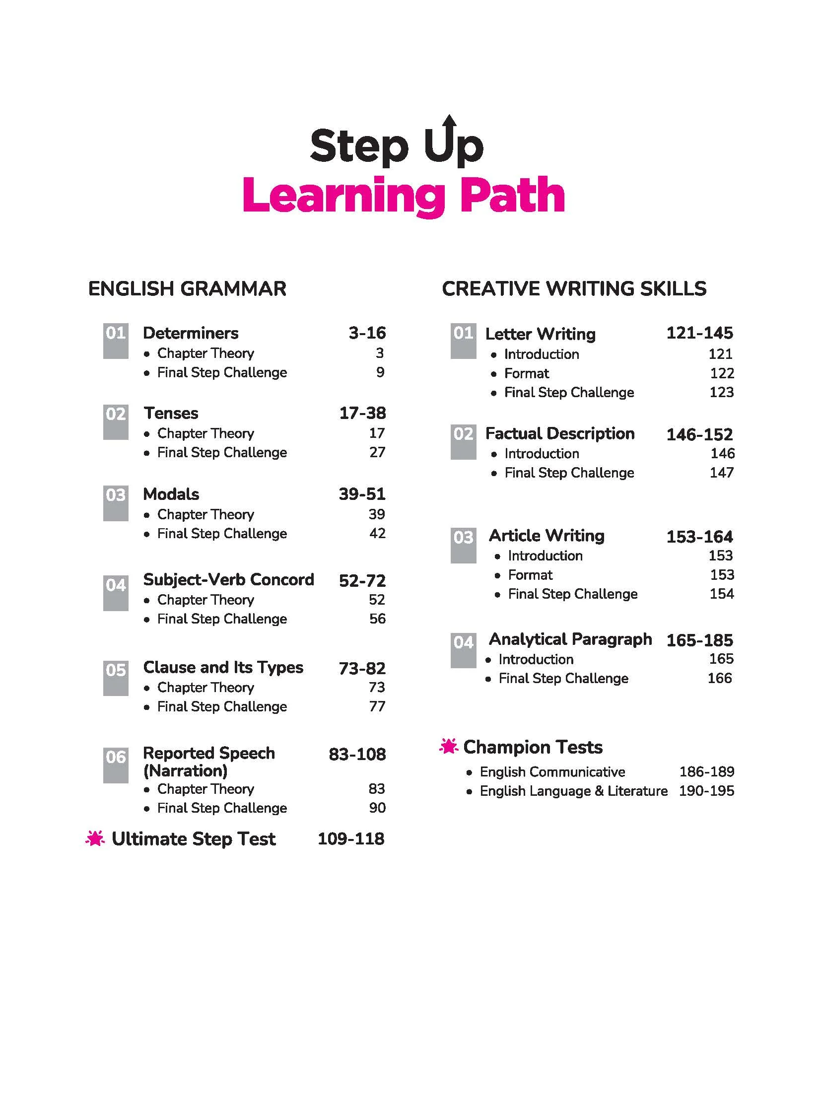 Step Up English Grammar for CBSE Class 10 | Based on NEP 2020 | Grammar & Creative Writing | Step Check for Practice, Exam Pattern, Previous Year Questions & Competency-Based Questions - Image 3