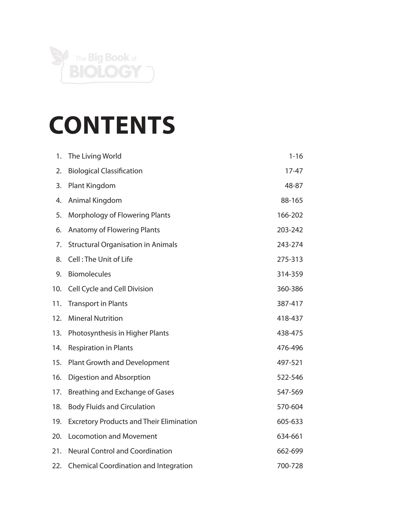 The Big Book of Biology  for NEET 2025 (Volume 1) - Image 3