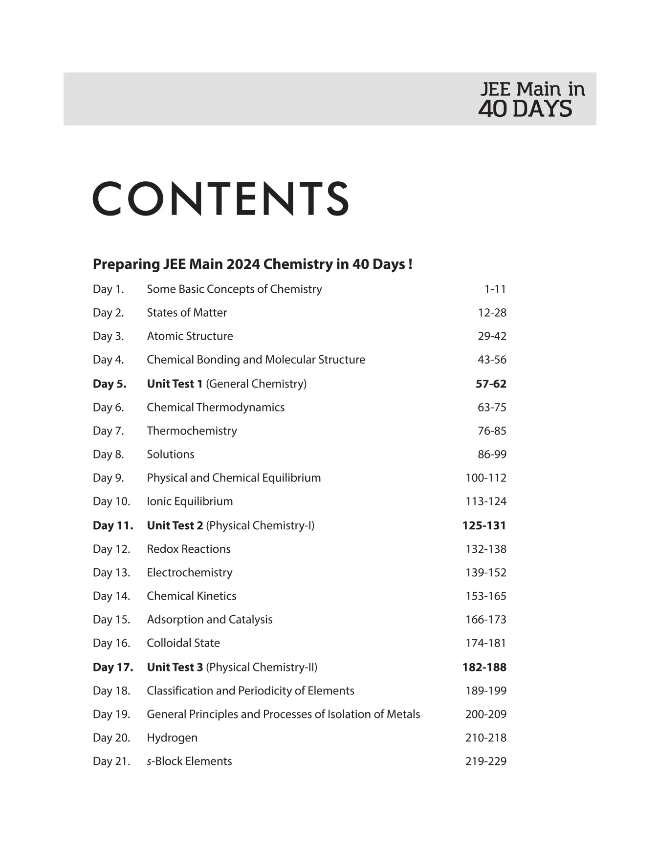JEE Main in 40 Days Chemistry | The Most Accepted Crash Course Programme - Image 3
