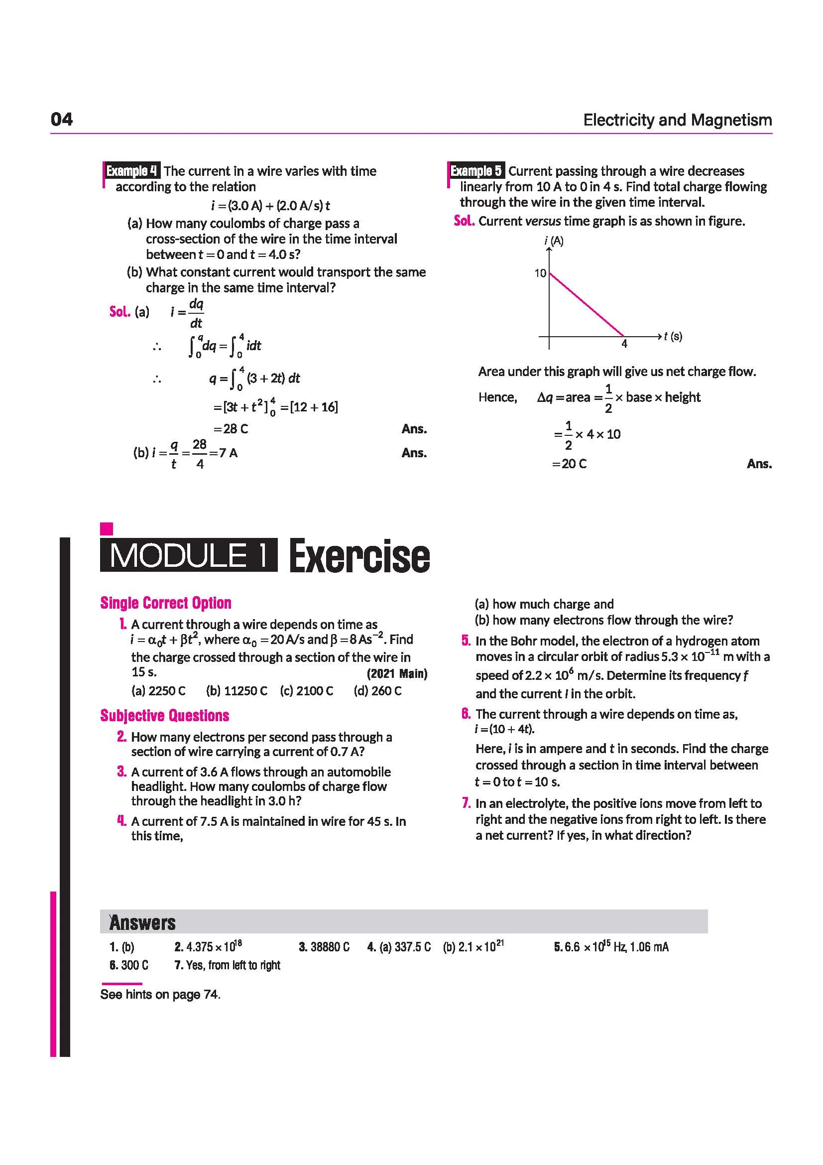 Understanding Physics Electricity and Magnetism for JEE Main & Advanced 2027 | Modular Theory, Concept Practice & Two-Level JEE Pattern Exercises | DC Pandey - Image 9