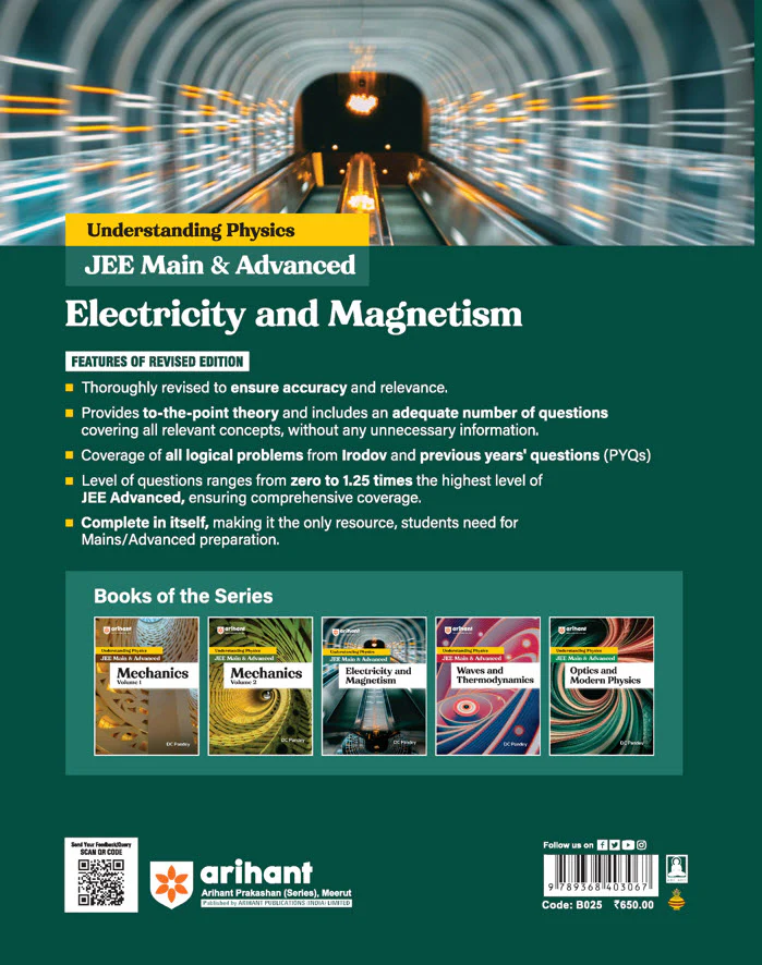 Understanding Physics Electricity and Magnetism for JEE Main & Advanced | Edition 2025-26 | DC Pandey - Image 2