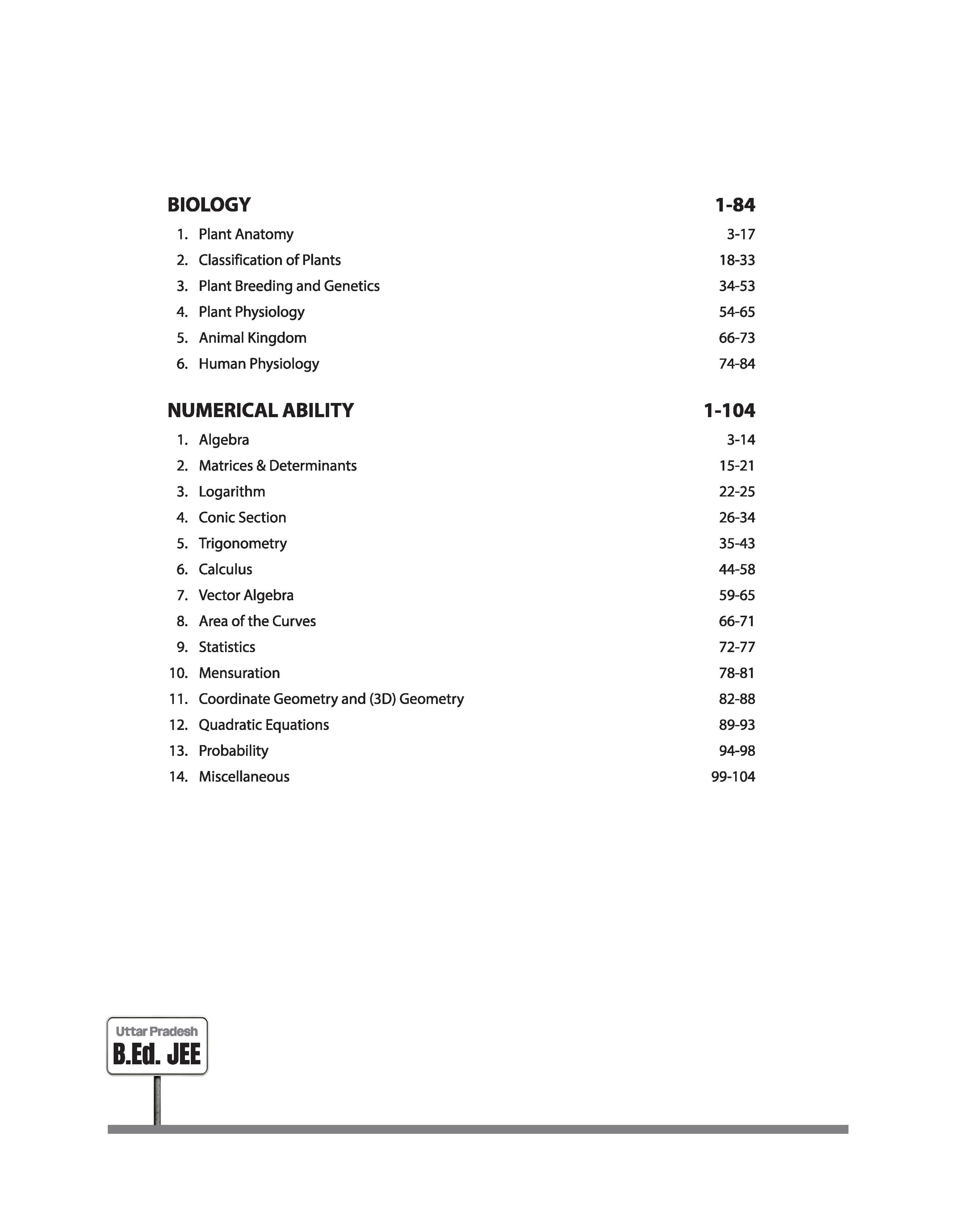 Uttar Pradesh B.Ed JEE 2026 Science Group | Study Guide | Based on Latest Syllabus & Exam Pattern with Model Solved Paper 2025 | English Medium - Image 6