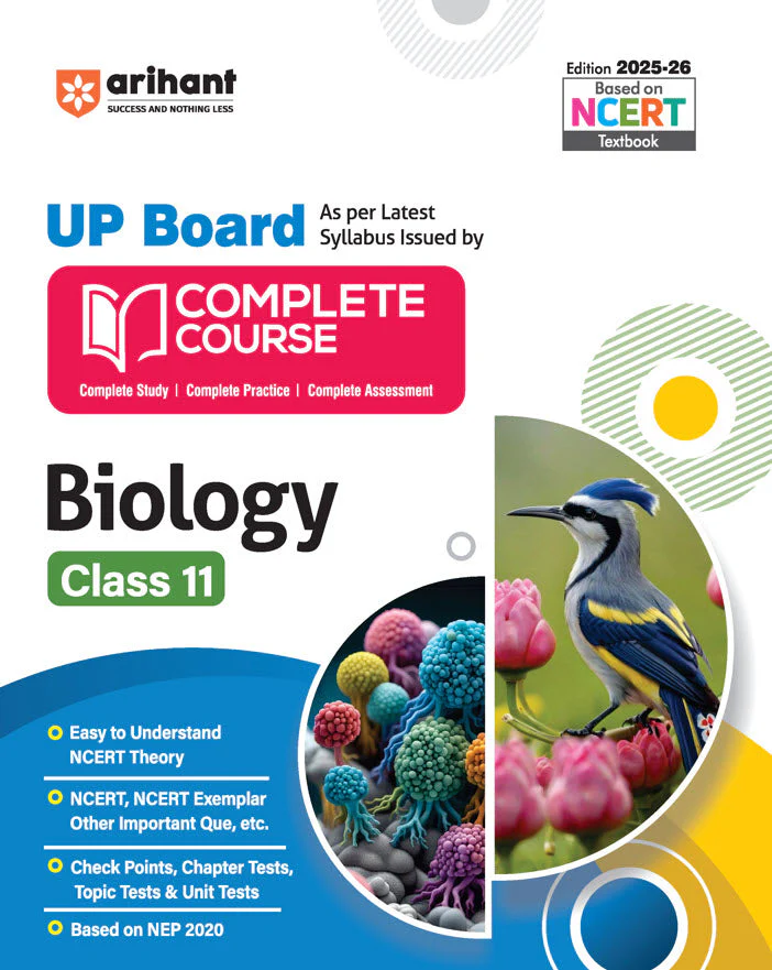 UP Board Complete Course Biology Class 11 Exam 2025-26 | Check Points, Chapter Tests, Topic Tests & Unit Tests Based on NEP 2020 | Based on NCERT