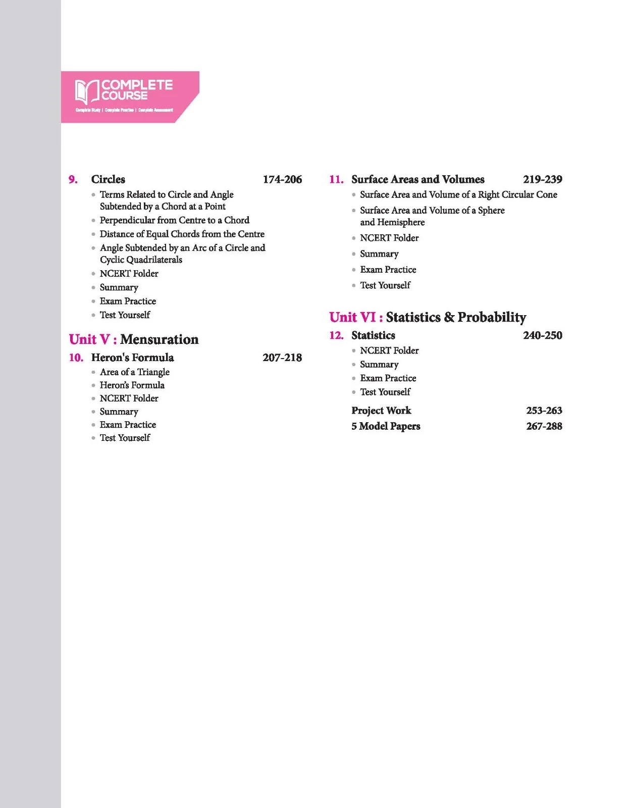 UP Board Complete Course Mathematics Class 9th Exam 2025 | Model Paper With OMR Sheet | English Medium - Image 4