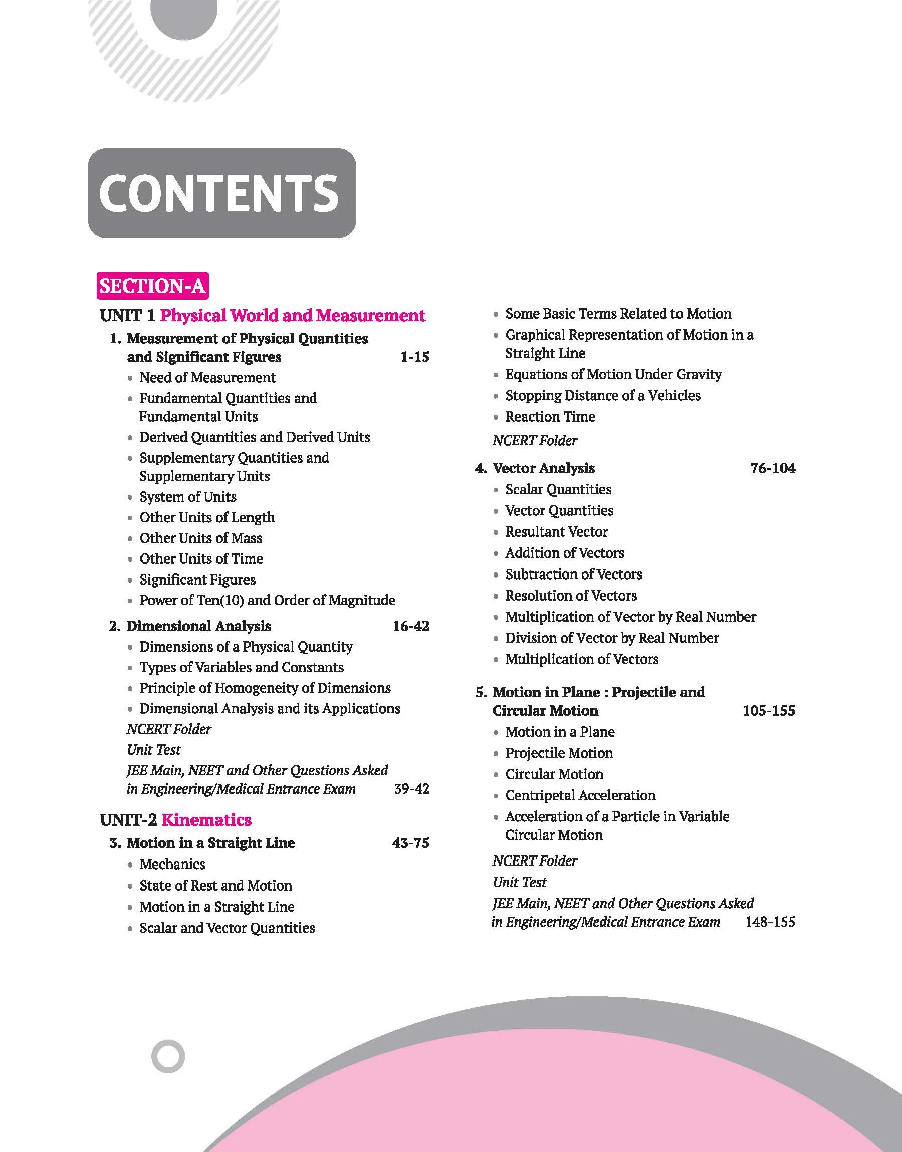 UP Board Complete Course Physics Class 11 Exam 2025-26 | NCERT Exemplar & Other Imortant Questions, etc., Check Points, Chapter Tests & Unit Tests Based on NEP 2020 | Based on NCERT - Image 3