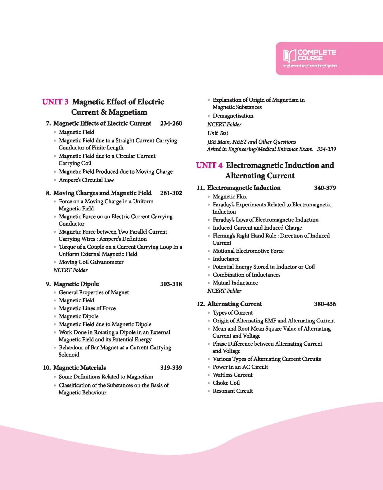 UP Board Complete Course Physics Class 12 Exam 2025 | Board Questions, NCERT, NCERT Exemplar Questions & Other Important Questions, Check Points, Chapter Test & Unit Tests Based on NCERT - Image 4