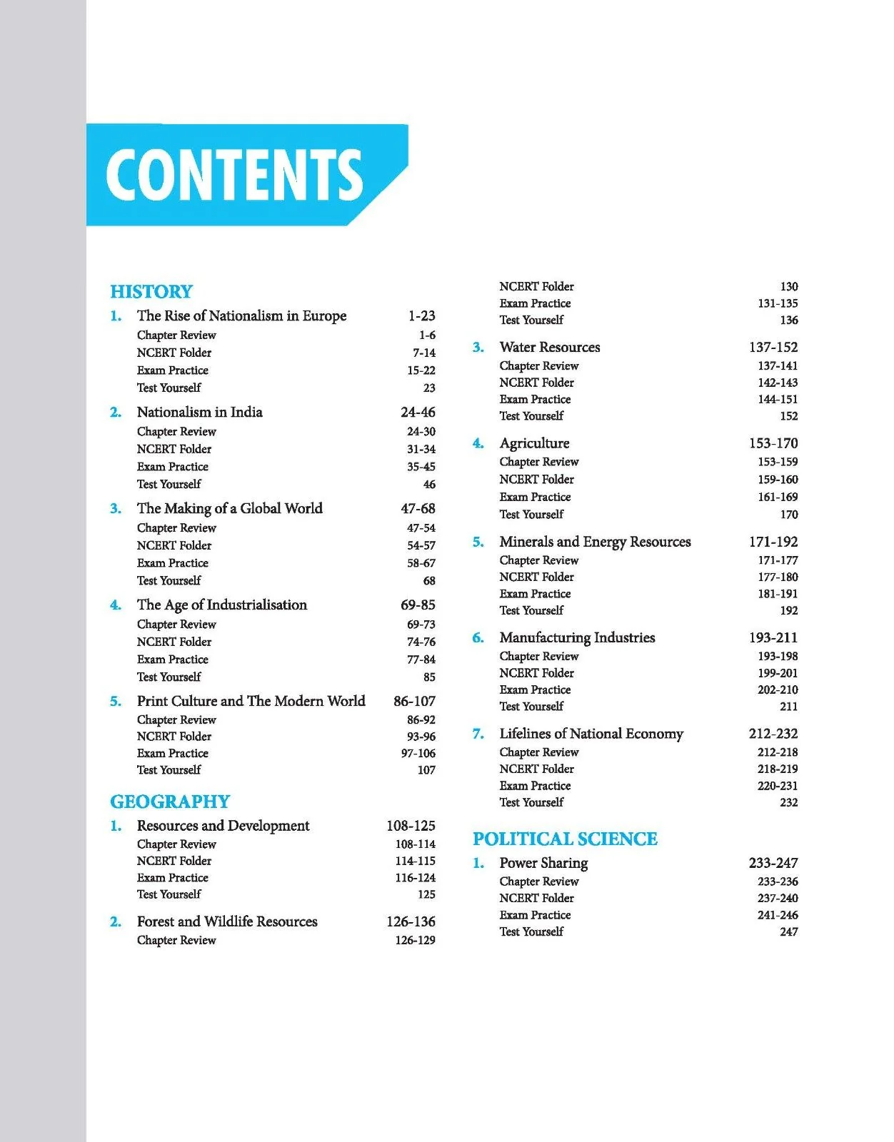 UP Board Complete Course Social Science Class 10th Exam 2025 | Model Paper With OMR Sheet | English Medium - Image 3