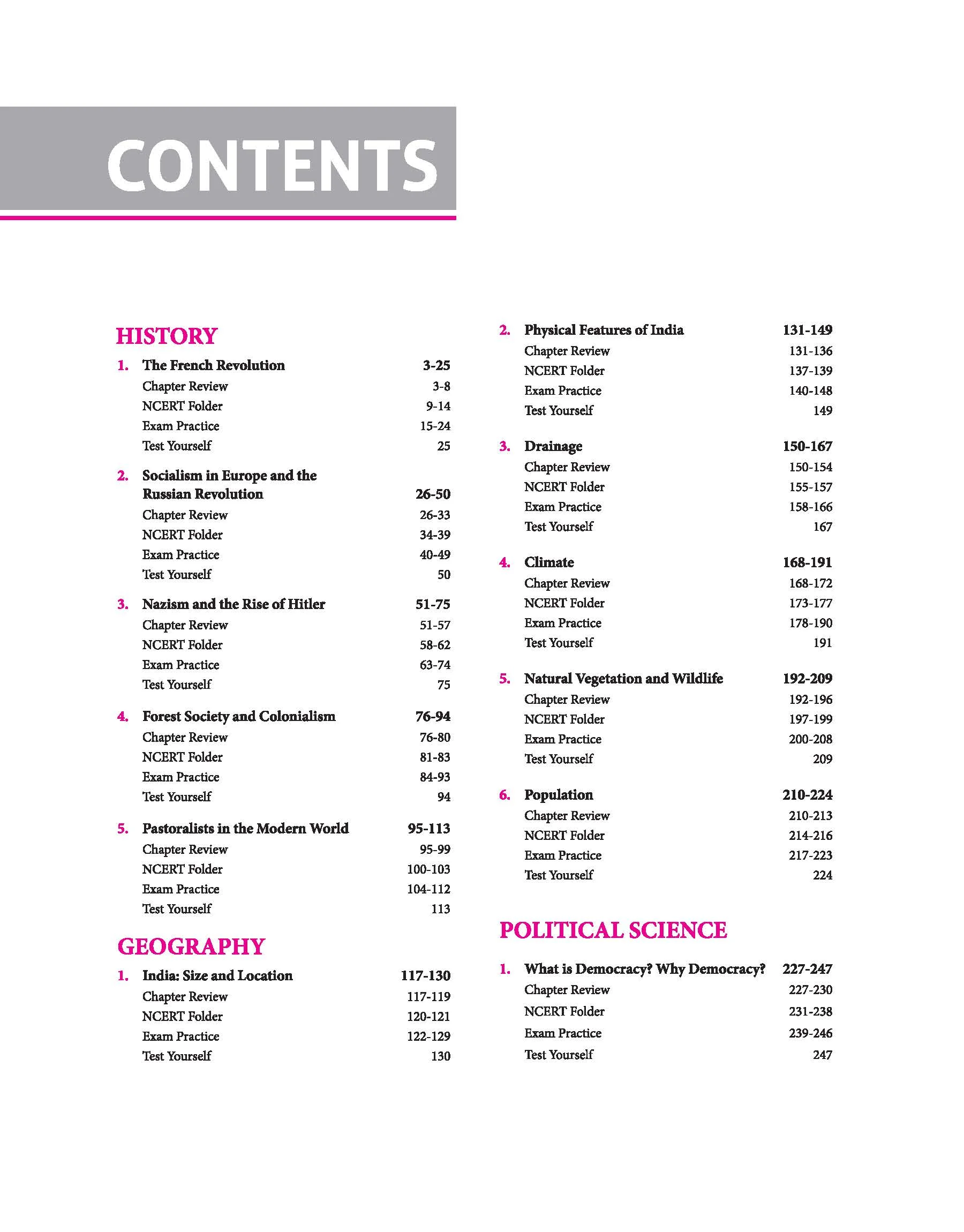 UP Board Complete Course Social Science Class 9th Exam 2025 | Model Paper With OMR Sheet | English Medium - Image 3