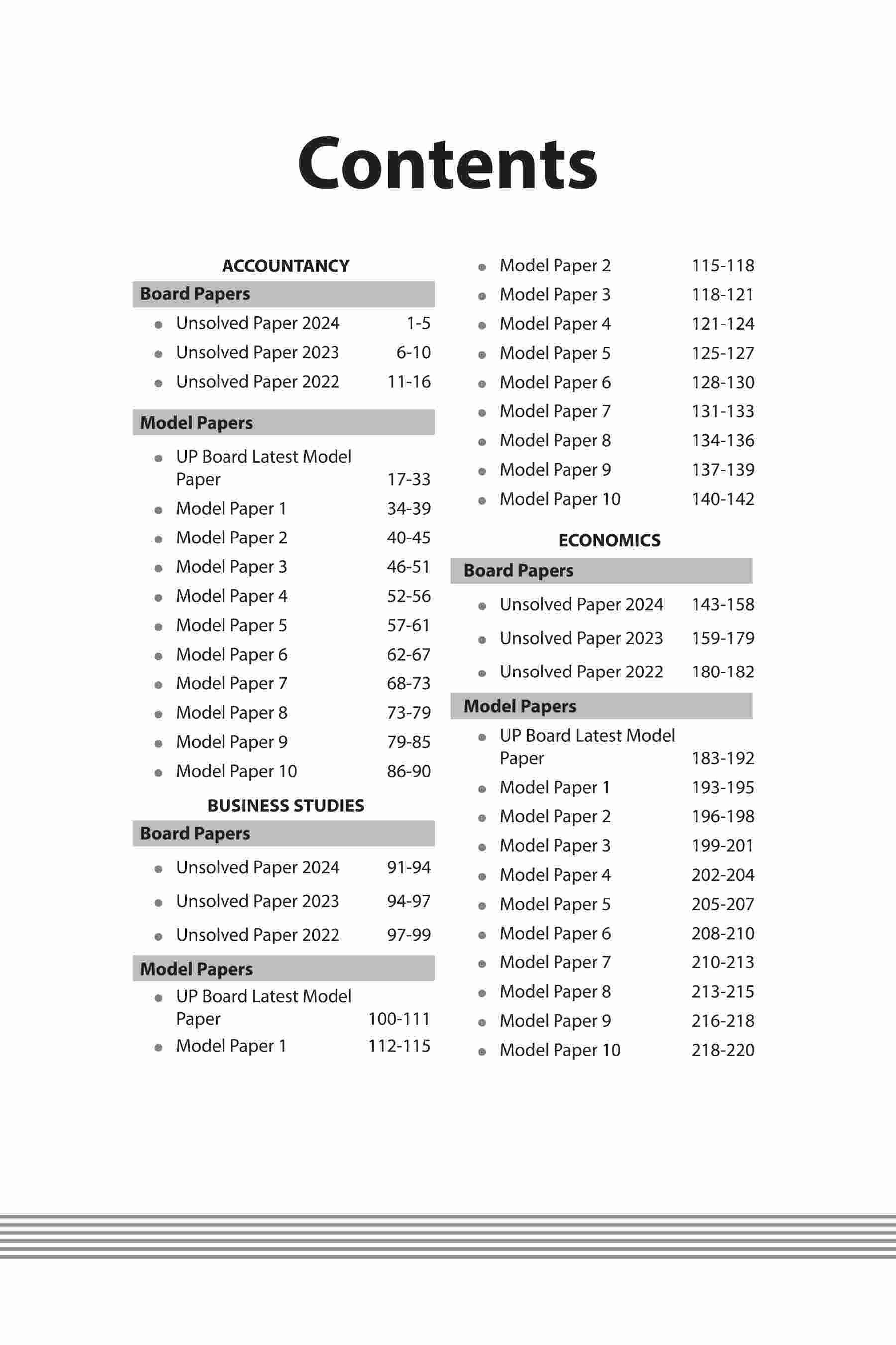 UP Board Fast Track Unsolved Papers (2024 - 2022) Commerce - Class 12th Exam 2025 | English Medium - Image 3